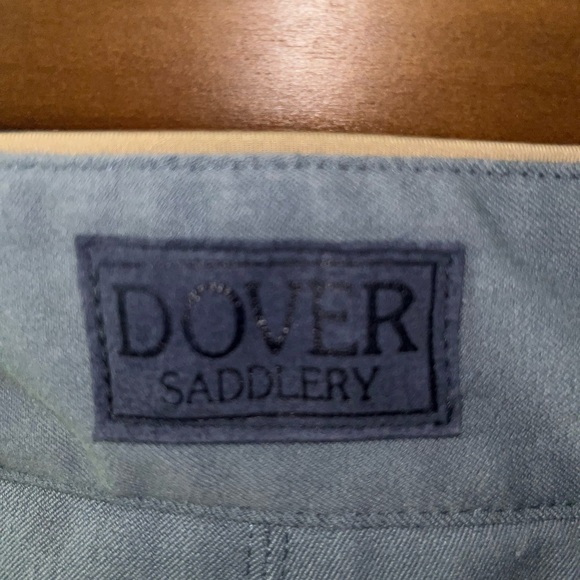 Dover Saddlery Gray, Blue and Brown Women's Riding Pants Breeches - Picture 8 of 14